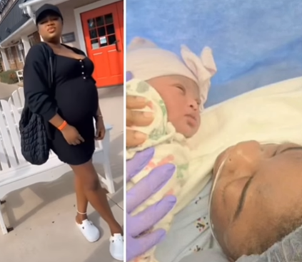 Actress Sotayo Gaga welcomes first child