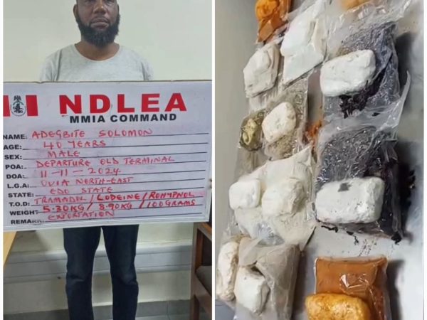 NDLEA intercepts hard drugs concealed in food items, arrest masterminds at MMIA, Abuja hotels