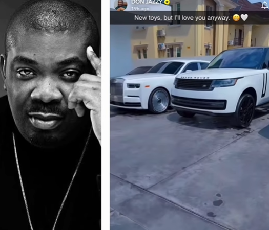 Don Jazzy shows off new cars (video)