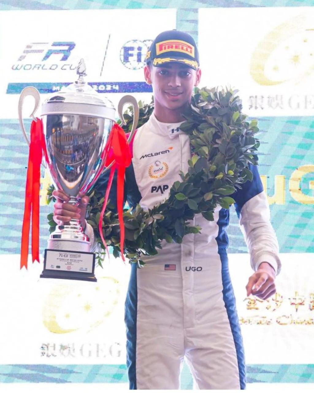 Macau Grand Prix: History made as 17-year-old Nigerian-American Ugo Ugochukwu wins 2024 FIA FR World Cup