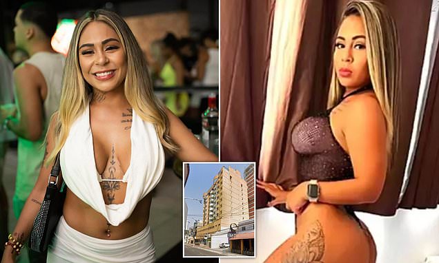 Adult film star plunges to her de@th from hotel balcony ‘while filming thr£es0me with two men’