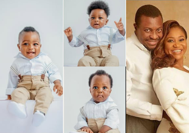 Alibaba’s wife shares adorable photo of their triplets as they celebrate their first birthday