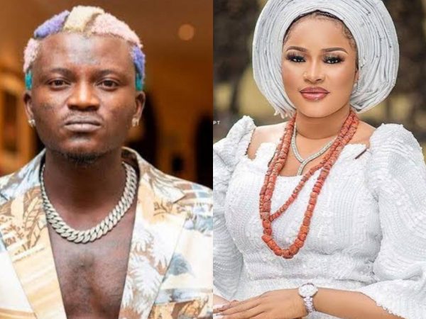  Chats show singer Portable asking his mistress Queen Dami if she cheated on him with another man
