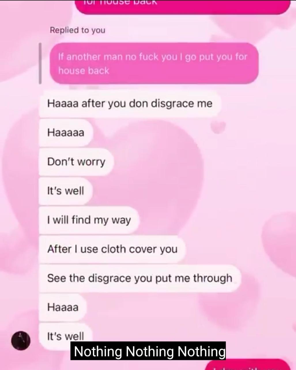 Chats show singer Portable asking his mistress Queen Dami if she cheated on him with another man