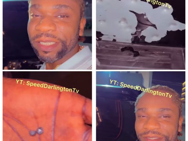 Speed Darlington ‘survives g#nshot att@ck’ while leaving a club in Lagos this morning (video)