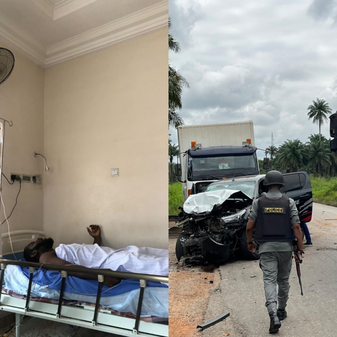 Rapper, Odumodu Blvck hospitalised after suffering an accident