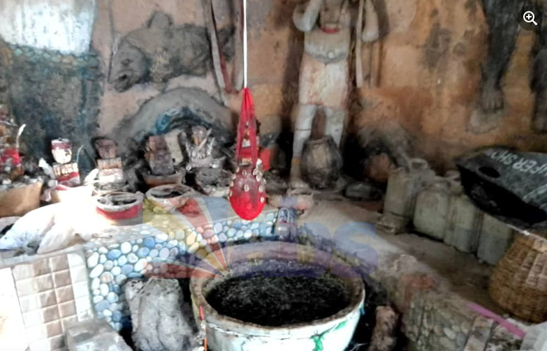 Anambra State Government seals shrine linked to Oke Ite practice, Yahoo plus in Okija (photos)