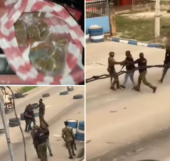 They tried to stop the arrest of a suspect found in possession of banned substances – Delta state police command reacts to video of Naval officers engaging in a fight with some of its officers