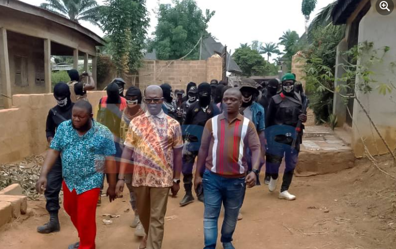 Anambra State Government seals shrine linked to Oke Ite practice, Yahoo plus in Okija (photos)