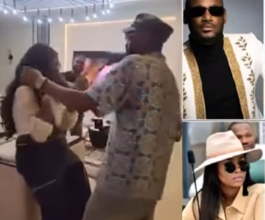Video of 2Face Idibia proposing to his new woman, Natasha Igbinedion