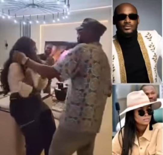 Video of 2Face Idibia proposing to his new woman, Natasha Igbinedion