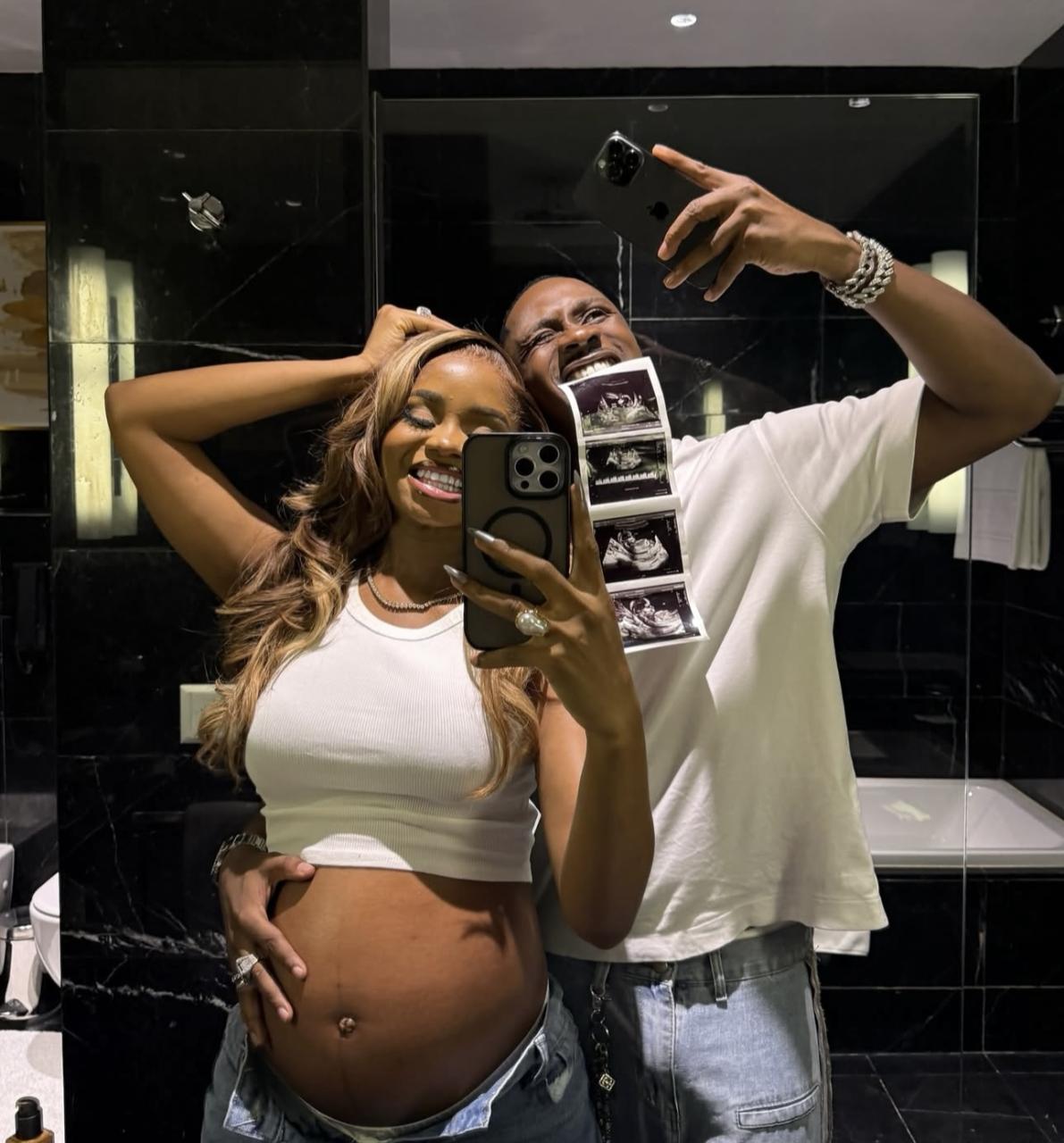 Influencer, Priscilla Ojo shows off baby bump as she and husband Juma Jux announce they?re expecting