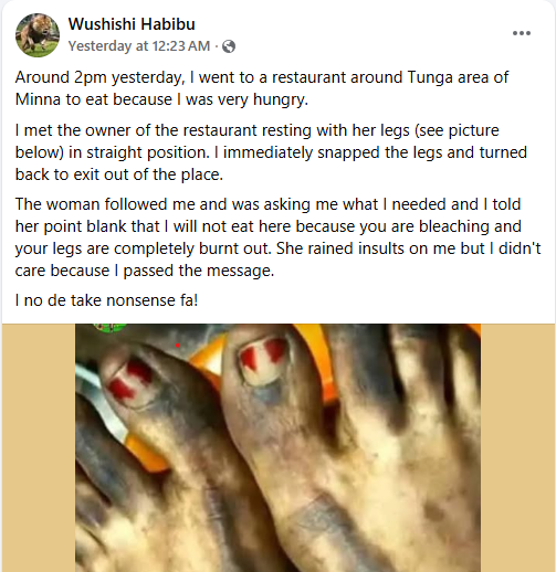 She rained insults on me but I didn