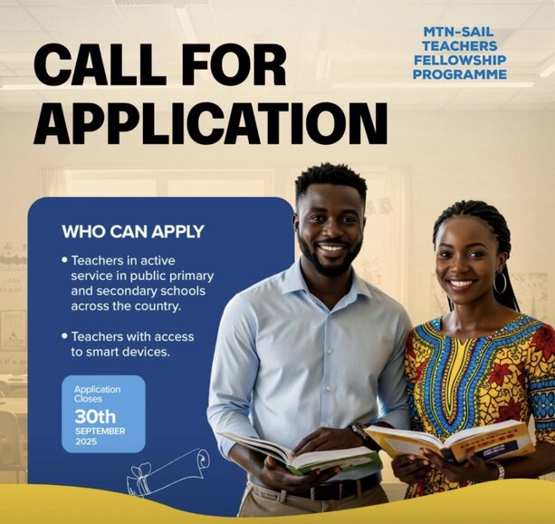MTN – SAIL Teachers’ Fellowship Programme 2025 for Nigerian Public School Teachers.