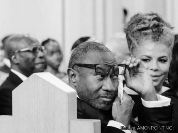 Emotional Moment of Nigerian Billionaire Femi Otedola at Daughter Temi’s Wedding Surfaces