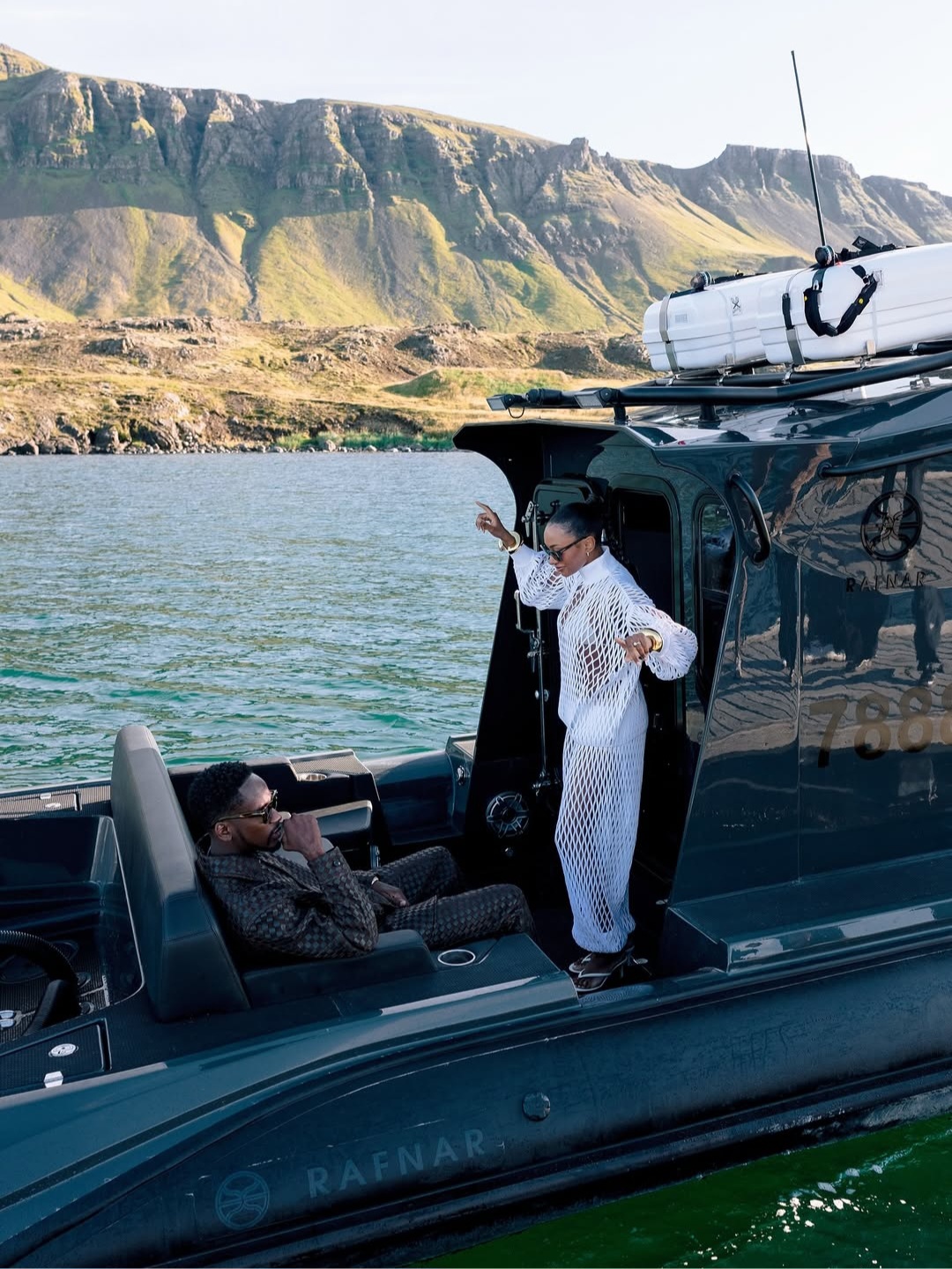 Poolside celebration