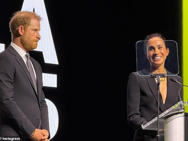 Prince Harry and Meghan named Humanitarians of the Year at glitzy NYC awards bash